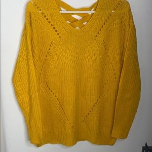 Rue 21 Womans Mustard Sweater